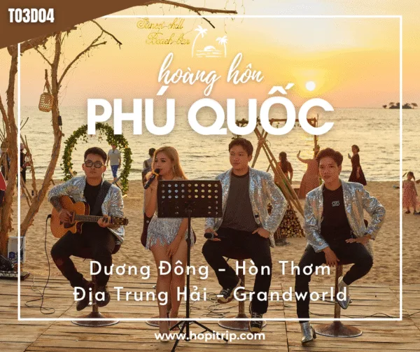 Tour Du Lịch Vip 3n2đ - Hoàng Hôn Phú Quốc - Dương Đông - Hòn Thơm - Địa Trung Hải - Grandworld