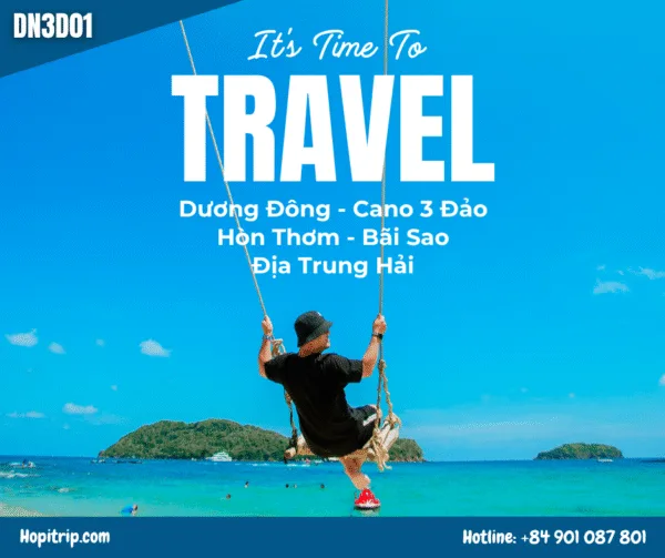 Tour Du Lịch Doanh Nghiệp 3n2đ - Dương Đông - Tour Cano 3 Đảo - Hòn Thơm - Địa Trung Hải - Bãi Sao